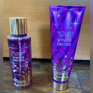 Victorias Secret Winter Orchid Lotion and Body Spray Set